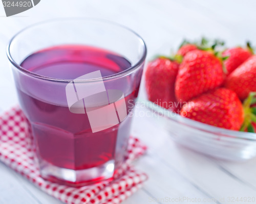 Image of strawberry juice