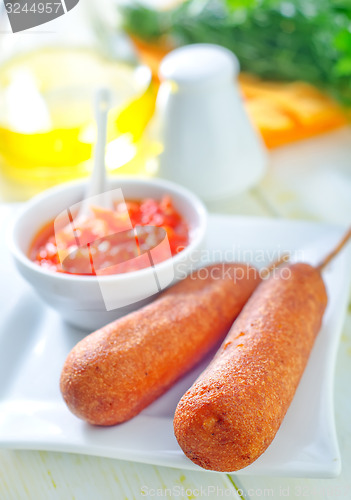 Image of corn dogs
