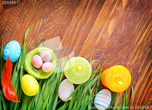 Image of easter eggs