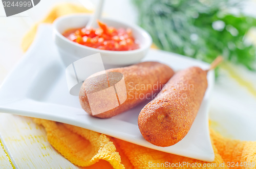 Image of corn dogs