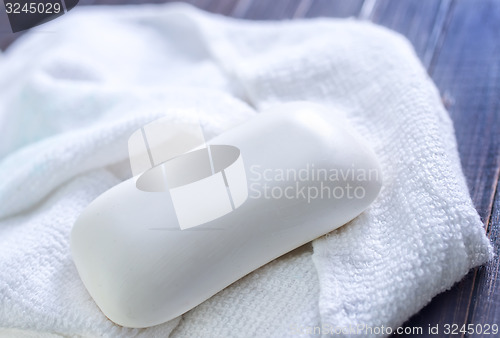 Image of soap and towels