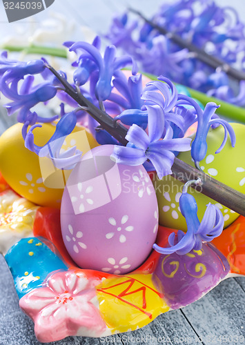 Image of easter eggs