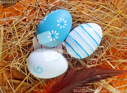 Image of easter eggs