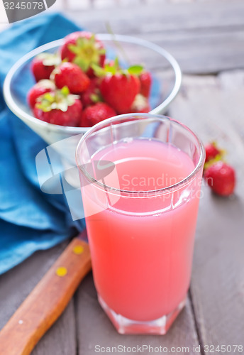 Image of strawberry juice
