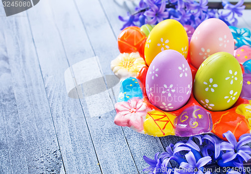 Image of easter eggs