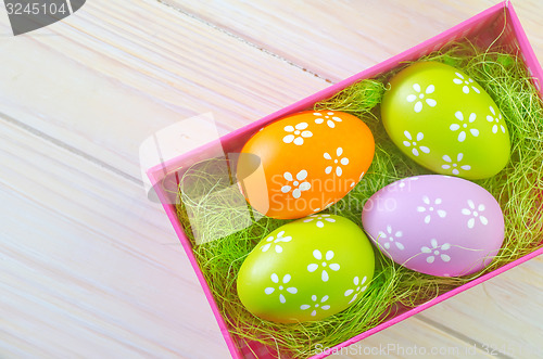 Image of easter eggs