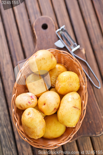 Image of raw potato