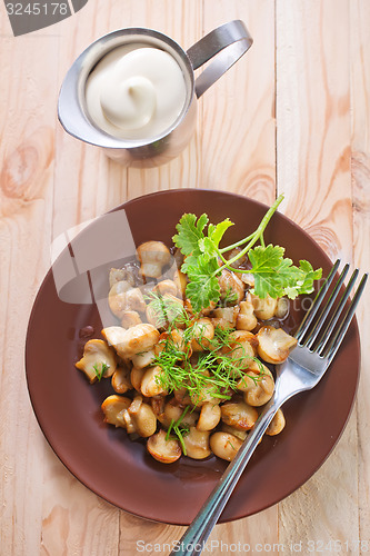 Image of fried mushrooms