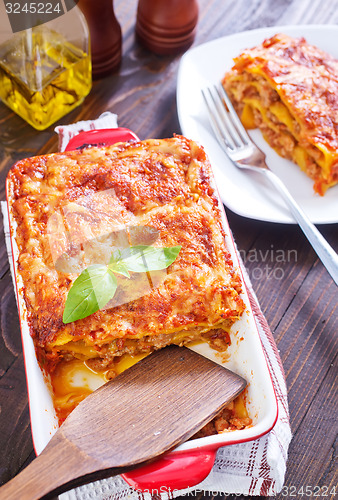 Image of lasagna