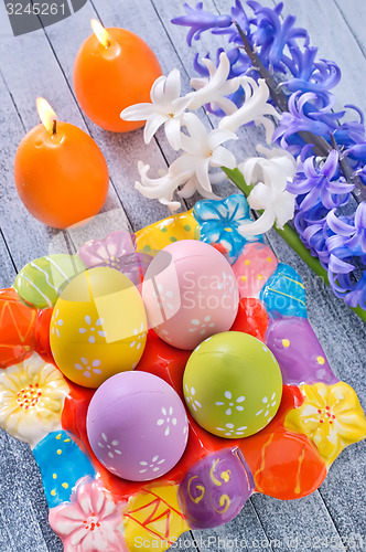 Image of easter eggs