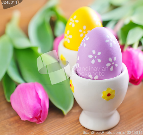 Image of easter eggs