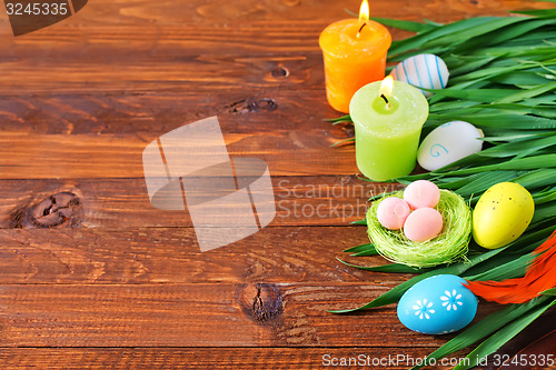 Image of easter eggs