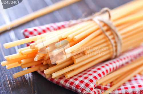 Image of raw pasta