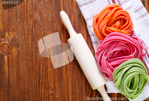 Image of color pasta