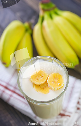 Image of banana yogurt