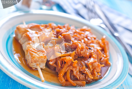 Image of cabbage with meat