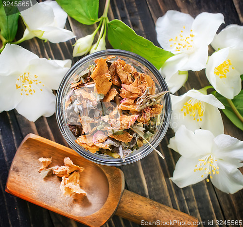 Image of dry herbal tea