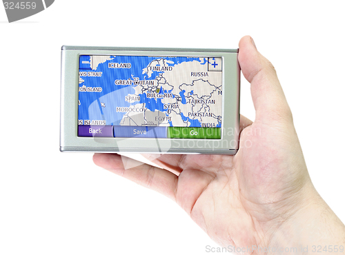 Image of GPS screen