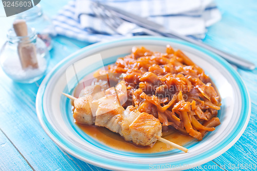 Image of cabbage with meat