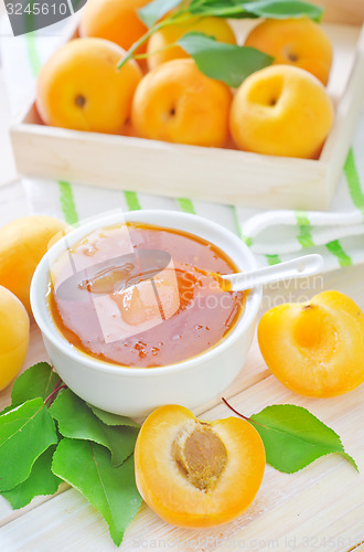 Image of fresh apricots and gam