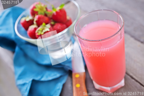 Image of strawberry juice