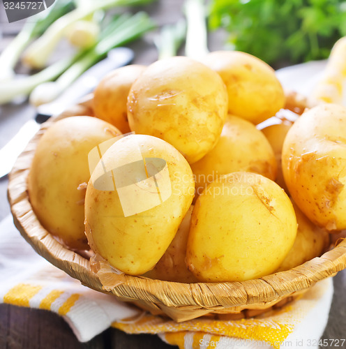 Image of raw potato