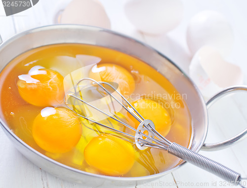 Image of raw eggs