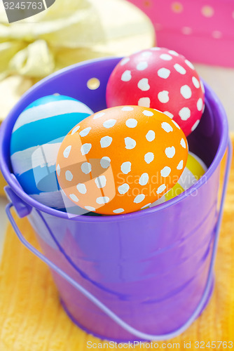 Image of easter eggs