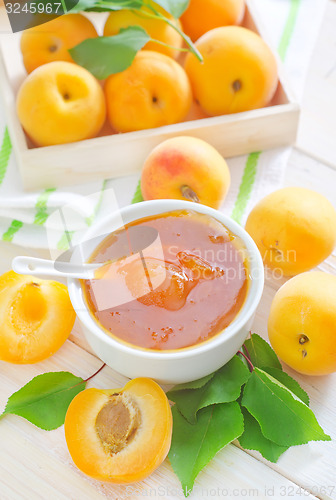 Image of fresh apricots and gam