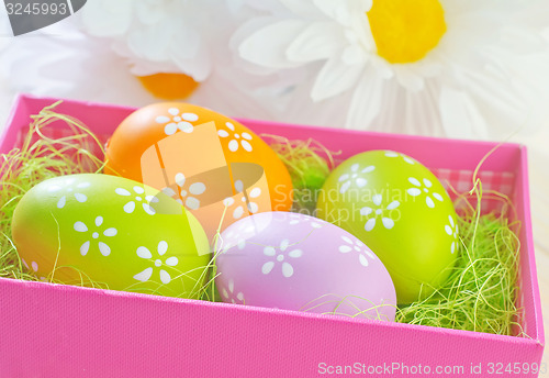 Image of easter eggs