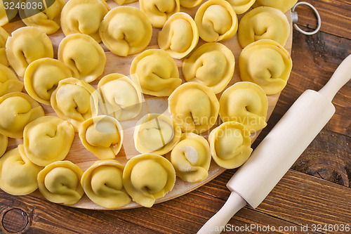 Image of raw pelmeni