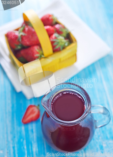 Image of strawberry juice