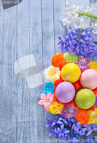 Image of easter eggs