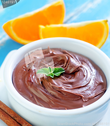 Image of chocolate with orange