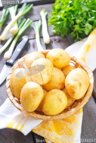 Image of raw potato