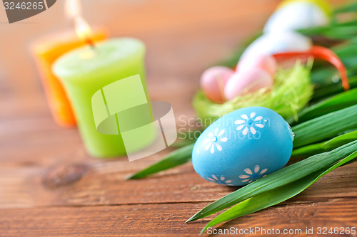 Image of easter eggs