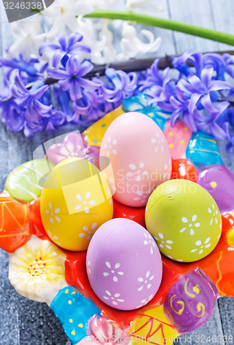 Image of easter eggs