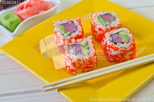 Image of sushi