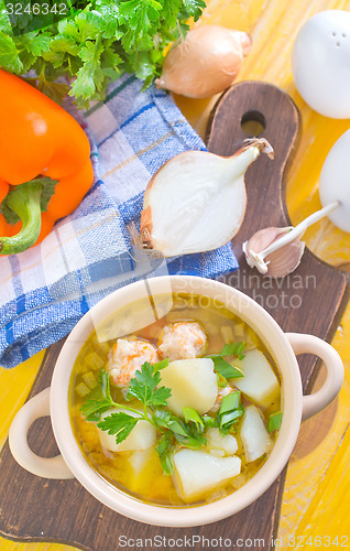 Image of fresh soup