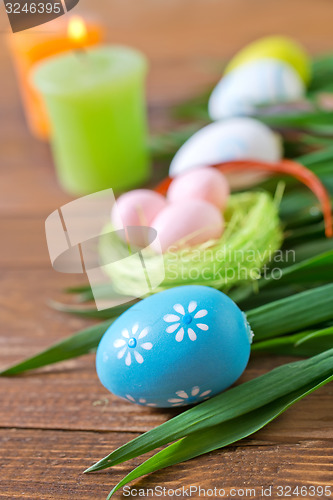 Image of easter eggs