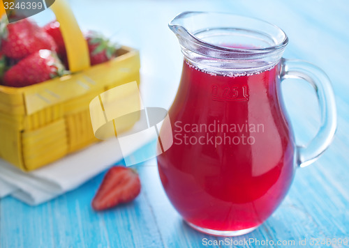 Image of strawberry juice