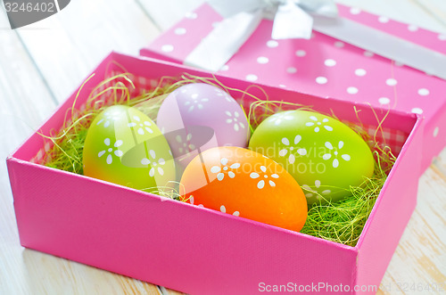 Image of easter eggs