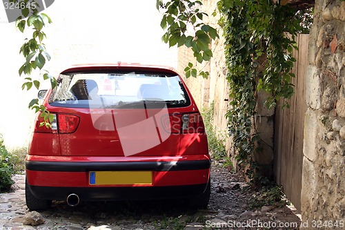 Image of Red car