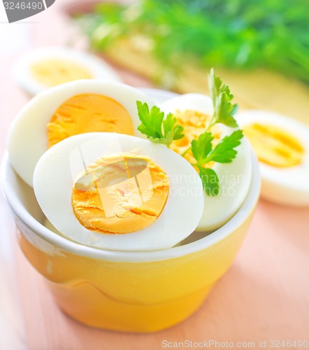 Image of boiled eggs