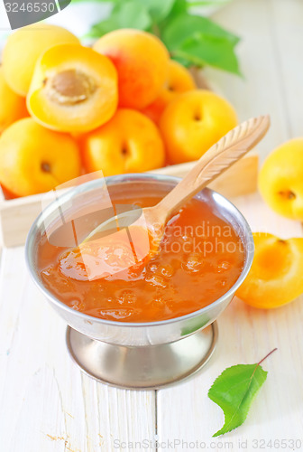 Image of fresh apricots and gam