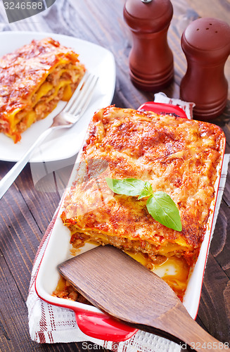 Image of lasagna