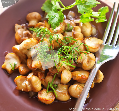 Image of fried mushrooms