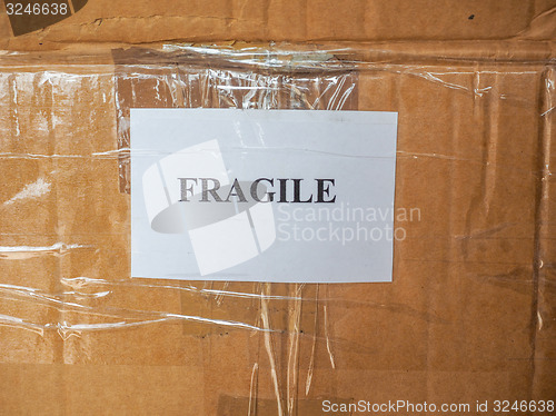 Image of Fragile sign