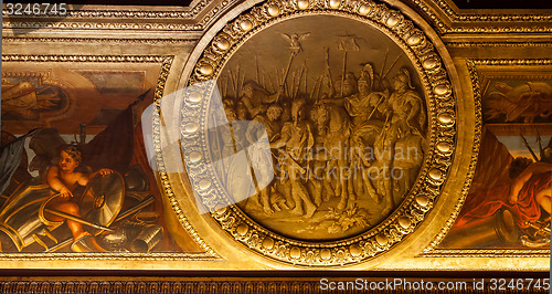 Image of Interiors and details of Château de Versailles, France