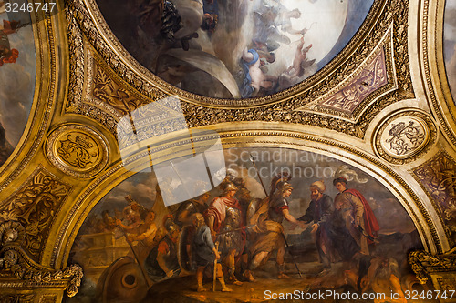 Image of Interiors and details of Château de Versailles, France